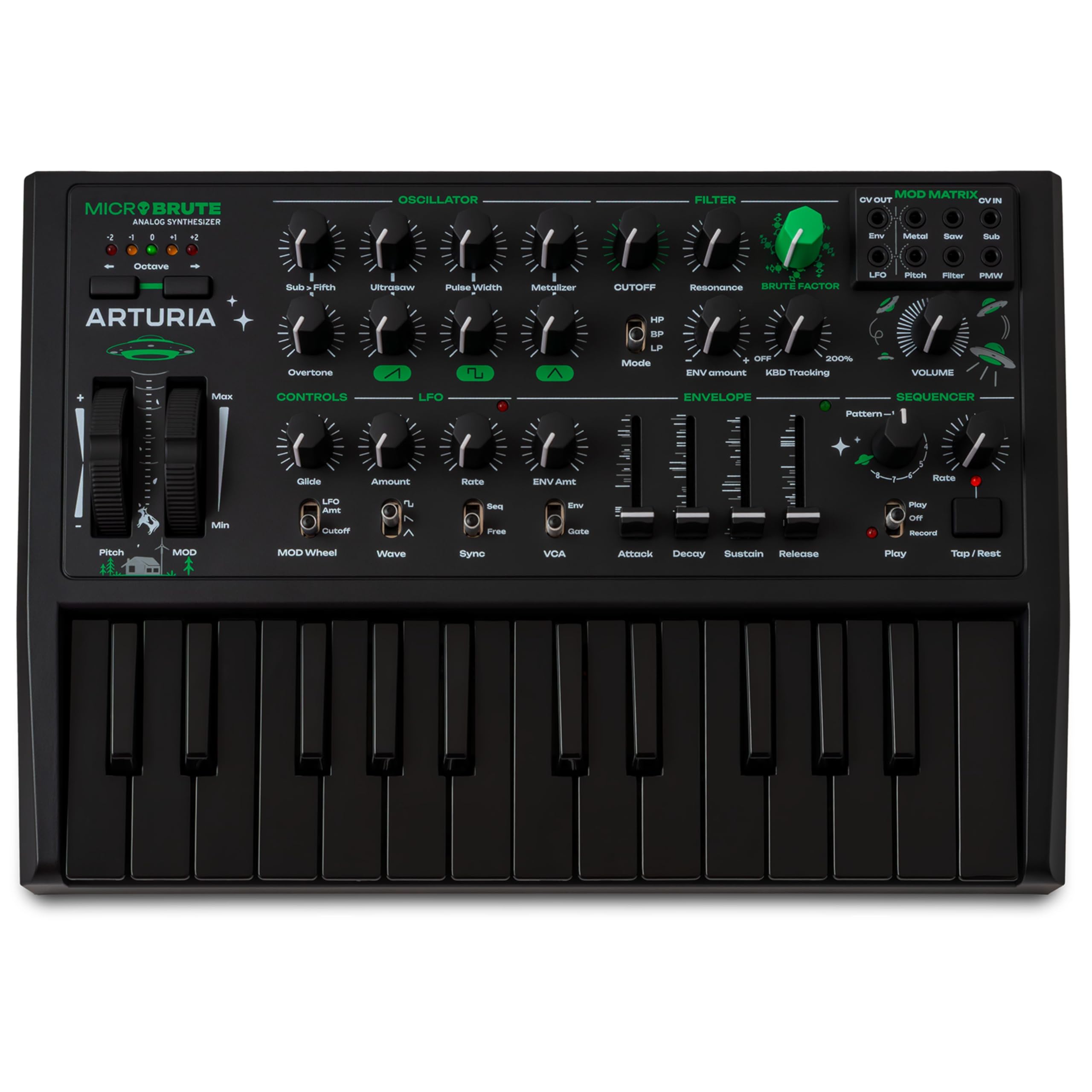 Arturia MicroBrute アナログシンセサイザー Arturia Microbrute Creation エディション登場 | 超コンパクト
